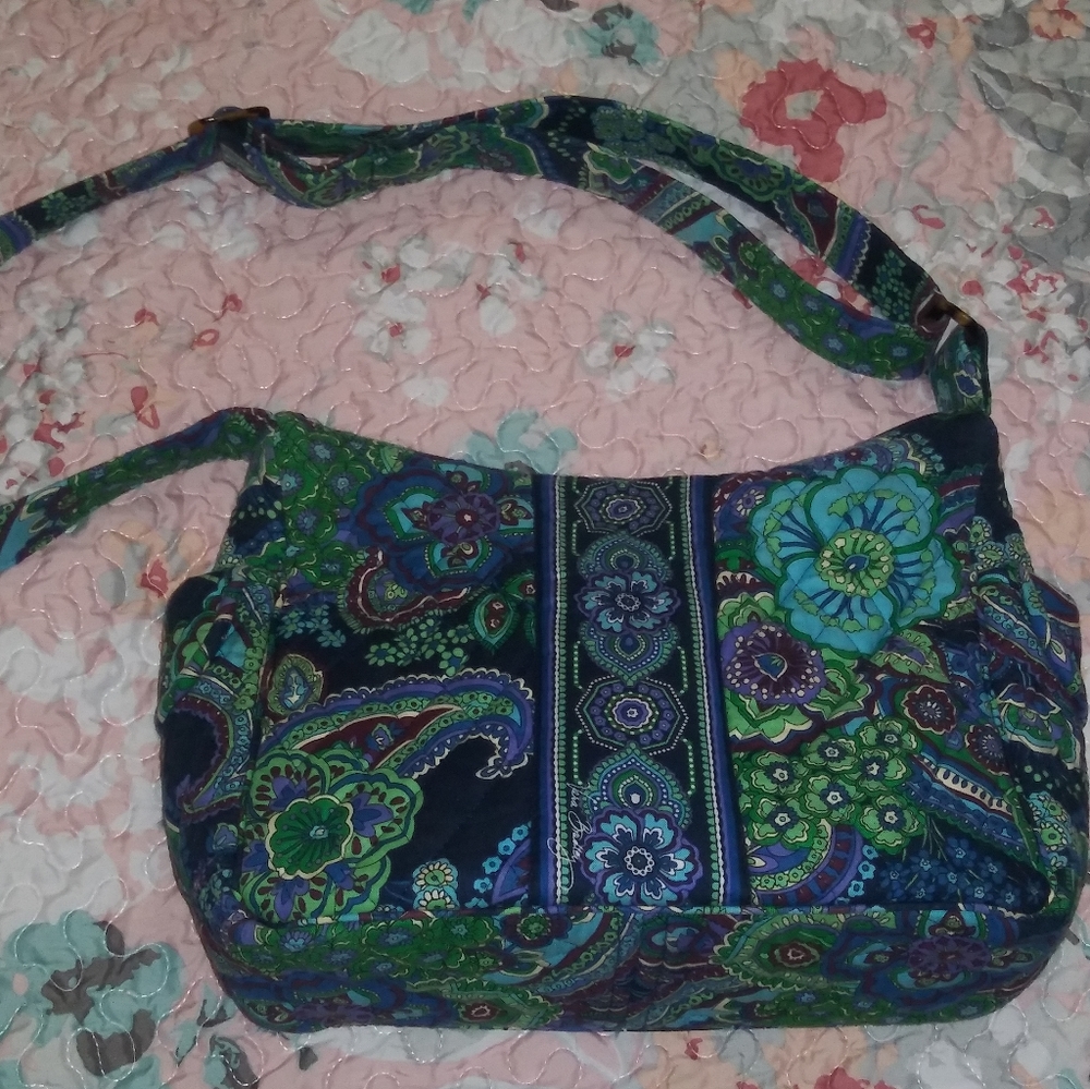 🌻VERA BRADLEY BLUE RHAPSODY ON THE GO CROSSBODY